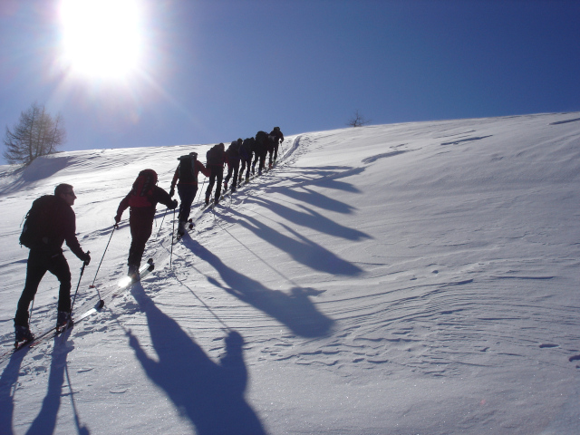 Scialpinismo con guida