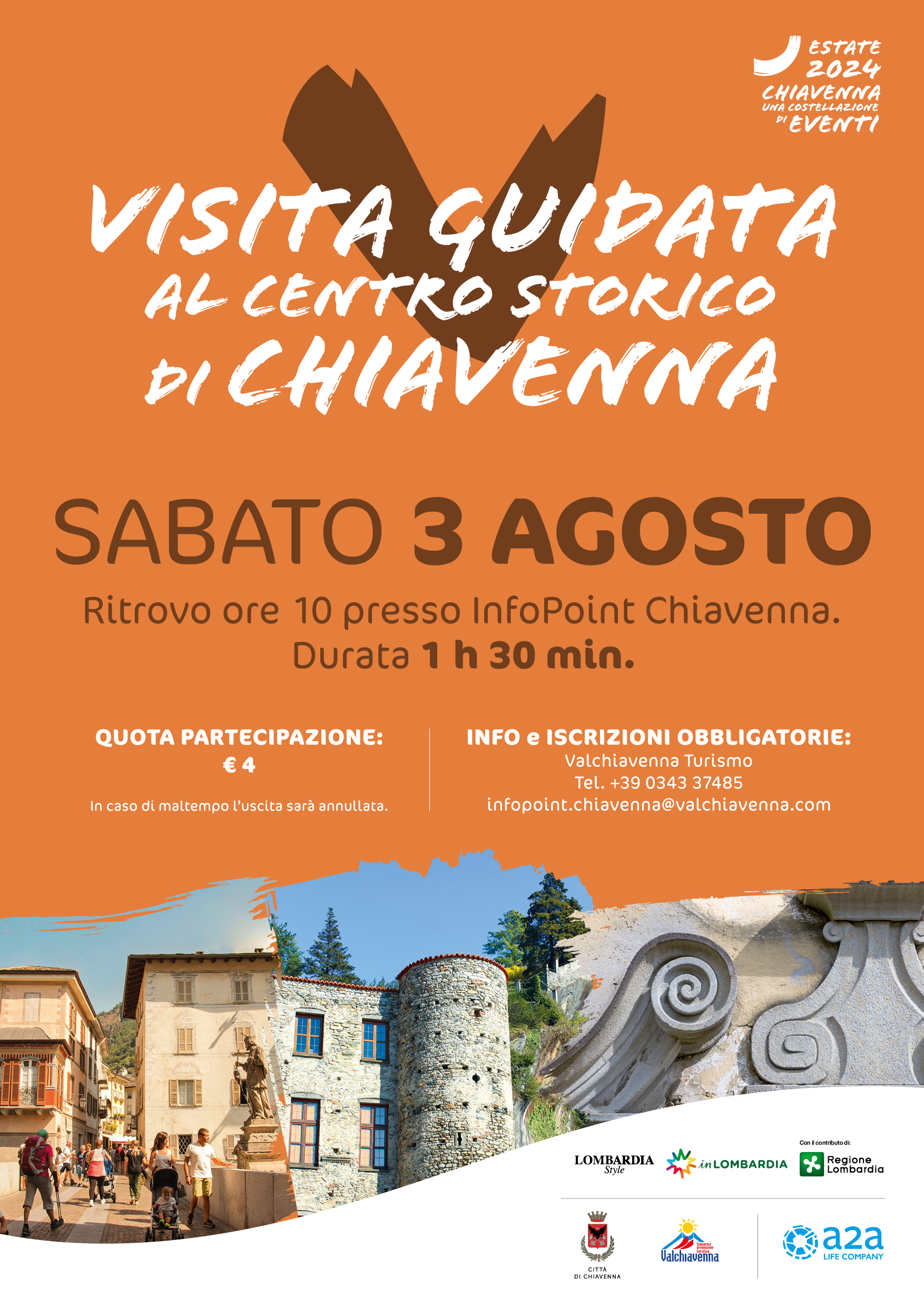 Visita guidata al centro storico di Chiavenna