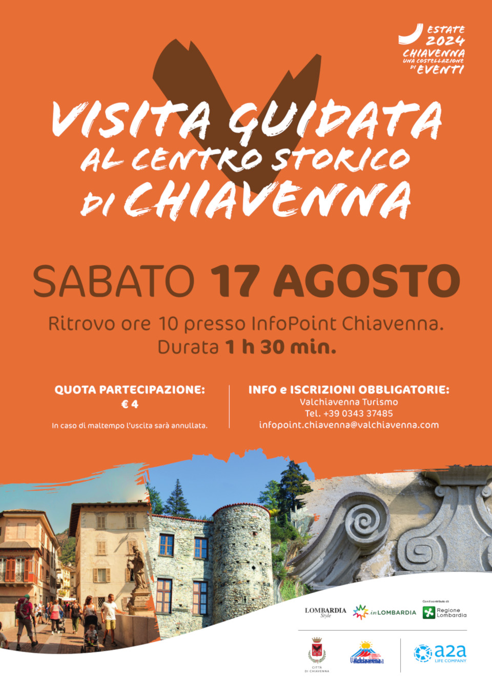 Visita guidata al centro storico di Chiavenna